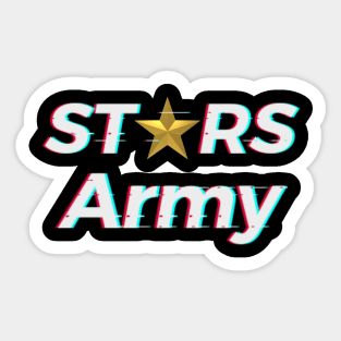 Stars Army - Design 3 - Starletste_official Sticker